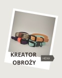 SMYCZNIK: Kreator obroży HEXA (plastry miodu) 20MM