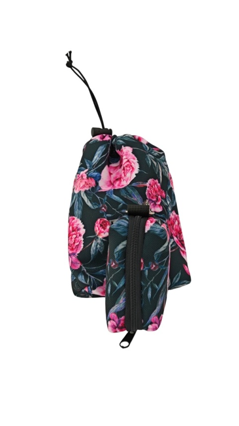 Saszetka na smaczki z etui na kupoworki | rose | gratis woreczki