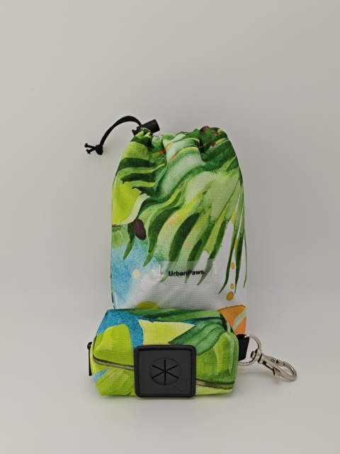 Saszetka na smaczki z etui na kupoworki | jungle | gratis woreczki