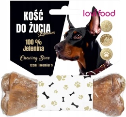 Naturalna kość do żucia dla psa, 100% jeleń - S 12 c