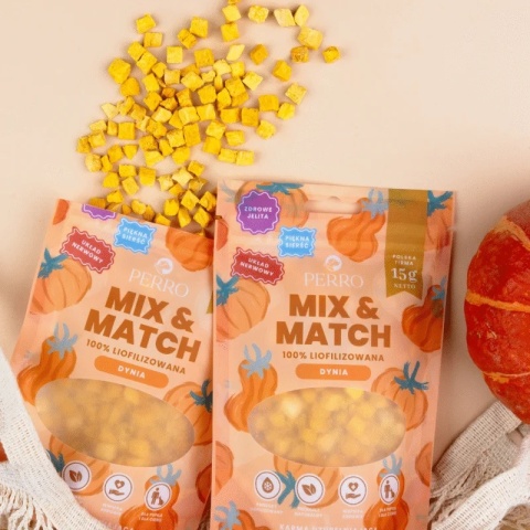 MIX & MATCH Dynia Przysmaki liofilizowane 15g