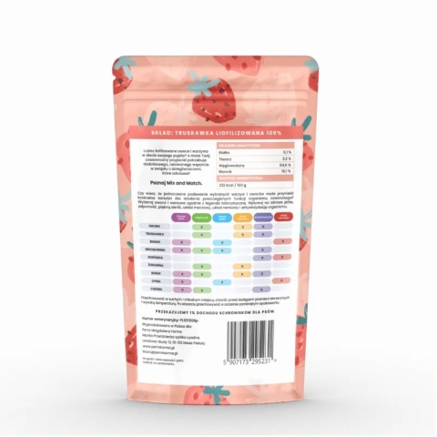 MIX & MATCH Truskawka Przysmaki liofilizowane 10g