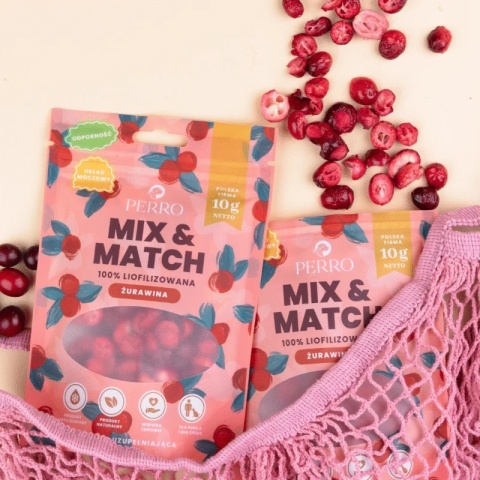 MIX & MATCH Żurawina Przysmaki liofilizowane 10g