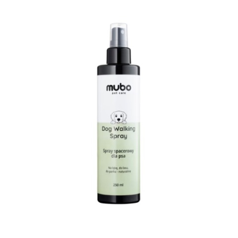 MUBO Spray spacerowy z naturalnymi olejkami eterycznymi dla psów - 250 ml