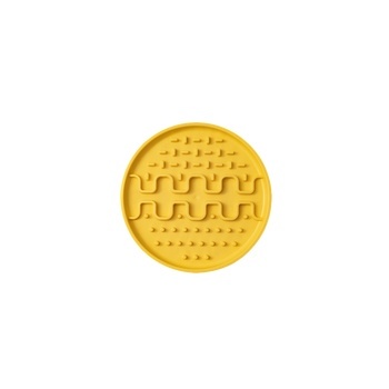 Mata do lizania lollipop mini Fiboo żółta