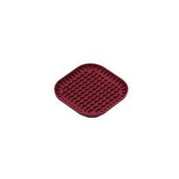 Miskomata do Lizania dla Psów i Kotów – 13,5 x 13,5 cm, FIBOO bordowa