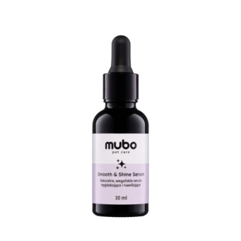 Mubo Smooth & Shine Serum 30ml - naturalne serum wygładzające i nawilżające sierść psa i kota