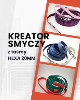 SMYCZNIK: Kreator smyczy z HEXA 20 mm (plastry miodu)